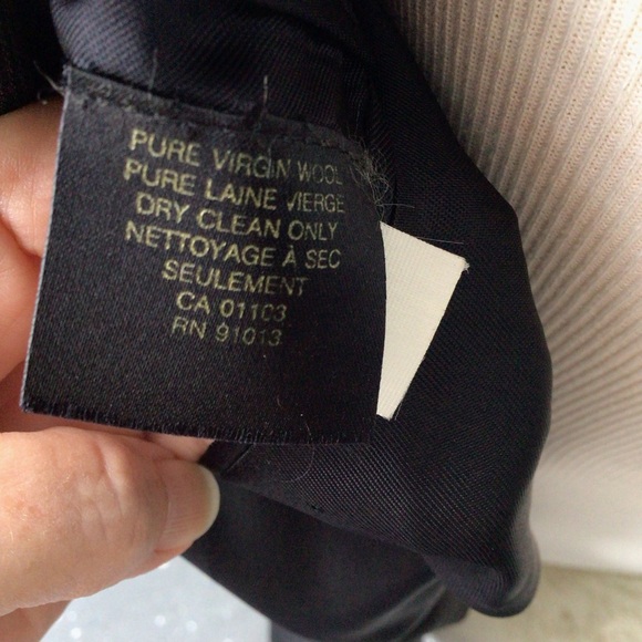 Jack Victor Montreal 100% Pure Virgin Wool Black Double Breasted Dress Blazer - Picture 11 of 16